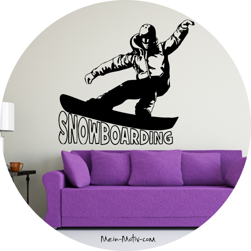 Preview: Wandtattoo 10014 Snowboarding